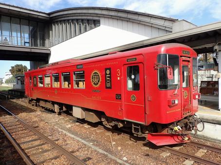 長良川鉄道の車両 jr美濃太田駅,美濃太田駅,長良川鉄道の写真素材