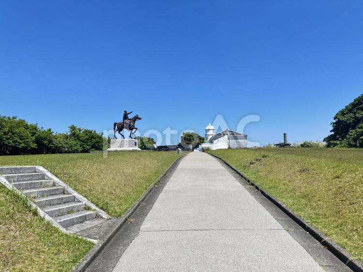 樫野埼灯台付近　園地内　紀伊大島 串本町樫野,紀伊大島,園地内の写真素材