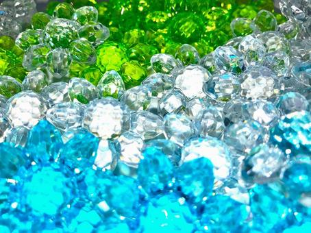 涼し気な色合いのアクリルフラワー 涼し気な色合いのアクリルフラワー アクリルフラワー,花,フラワーの写真素材