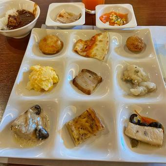 ホテルのバイキング バイキング,ビュッフェ,朝食の写真素材