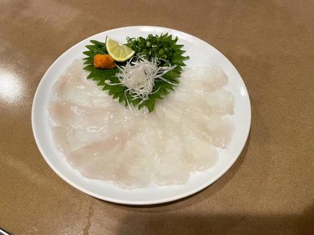 てっさ てっさ,ふぐ,フグの写真素材
