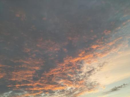 夕焼け空の写真