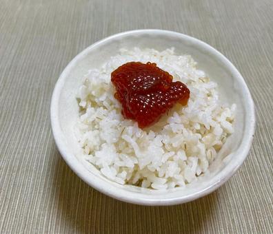 筋子ご飯 筋子ご飯の写真