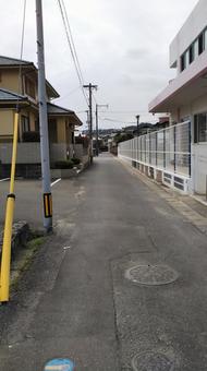  志免町 道路,町中,地方の写真素材