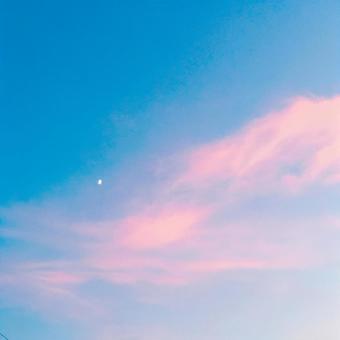 ピンク雲 ピンク雲の写真
