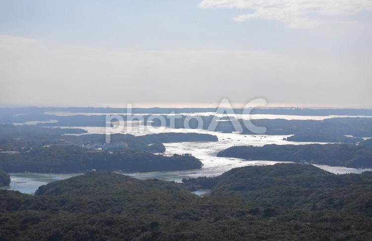 三重県　志摩の英虞湾の景色 日本,三重,三重県の写真素材