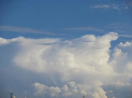 青空と雲 青空と雲の写真