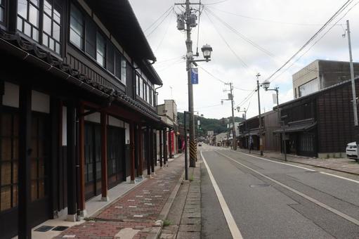 越後村上町屋通り、新潟県の古い町並み 越後村上町屋通り、新潟県の古い町並み 越後村上町屋通り,新潟県,村上市の写真素材