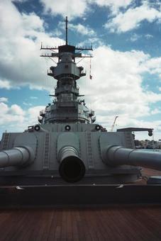 戦艦ミズーリ 戦艦,ミズーリ,ハワイの写真素材