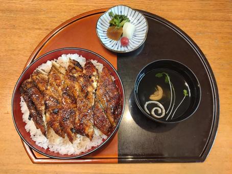 うな丼御膳 鰻丼,うなぎ,丑の日の写真素材
