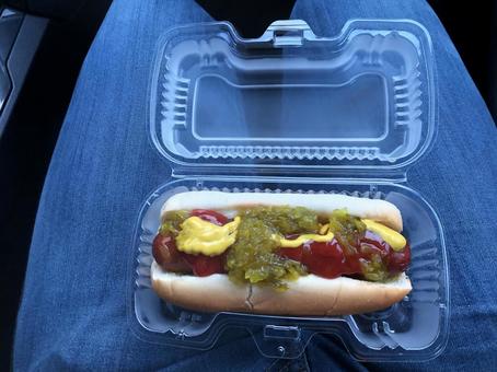 ホットドッグ ホットドッグ,アメリカ,usaの写真素材