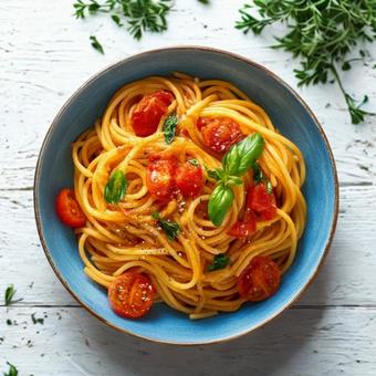 トマトソースパスタ-3の写真