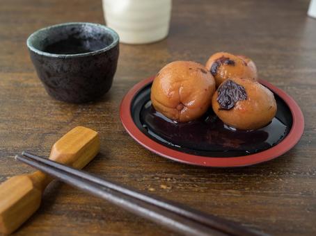 梅干し 漬物 梅干し 漬物 うめぼし,梅干,梅漬けの写真素材