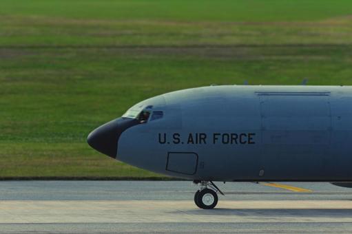 米軍機・U.S. AIR FORCE 米軍機,米軍,空軍の写真素材