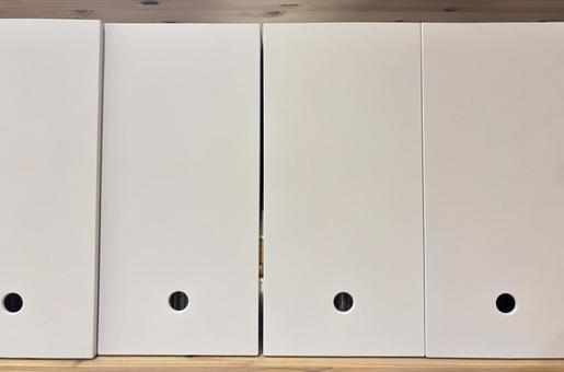 我が家のシンプルな収納ケース 収納,ケース,白の写真素材