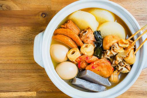 具だくさんのおでん おでん,鍋料理,大根の写真素材