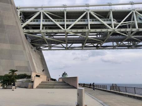 明石海峡大橋 明石海峡大橋,橋,舞子の写真素材