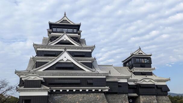 熊本城 九州,熊本市,加藤清正の写真素材