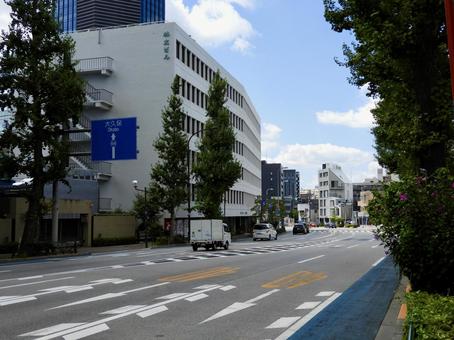 文京区春日の都道434号牛込小石川線 春日,小石川,文京区の写真素材