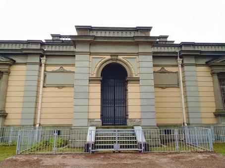 Photo, nara national museum, old imperial nara museum main building, if buddha statue house, 