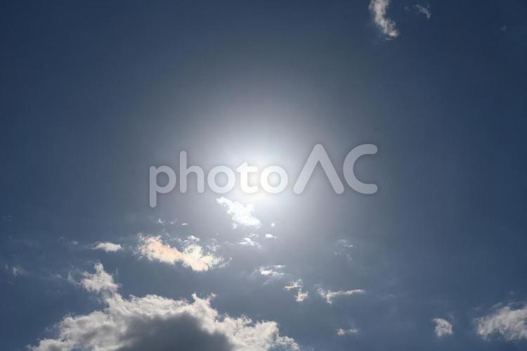 太陽を撮ってみた 秋,空,晴天の写真素材