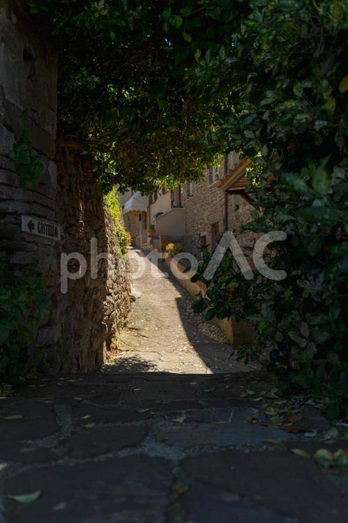 イタリア　トスカーナ　中世の街並み_4 イタリア,トスカーナ,街並みの写真素材