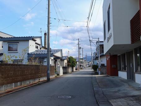 大鰐町 大鰐温泉 温泉街 青森県,大鰐町,南津軽郡の写真素材