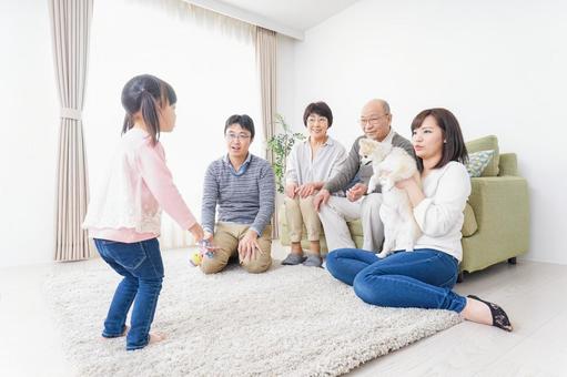 家族 家,子供,子育ての写真素材