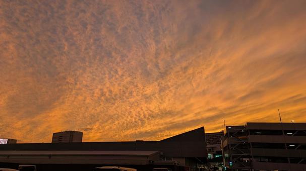 夕焼け 夕焼けの写真
