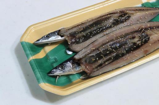 サンマの開き(生) サンマの開き(生) 秋刀魚,サンマ,開きの写真素材