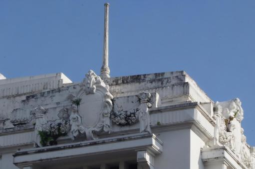 Photo, building, british style, rooftop, 