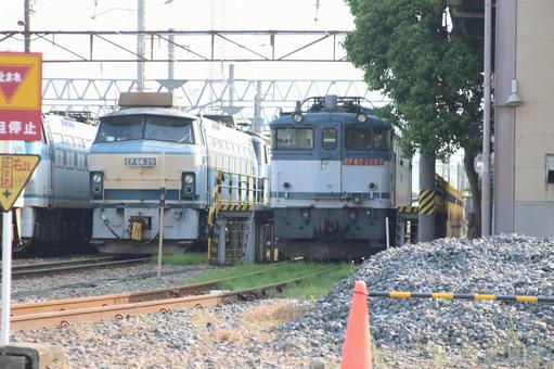 車両基地にて4 車両基地にて4 電気機関車,車両基地,電車列車の写真素材