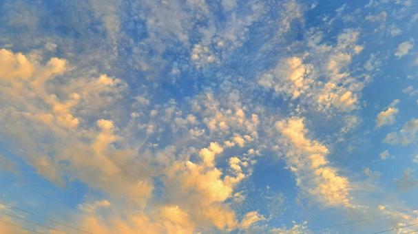 Photo, sky, evening, sunset, 