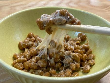 納豆のネバネバ 食べ物,美味しい,人物なしの写真素材