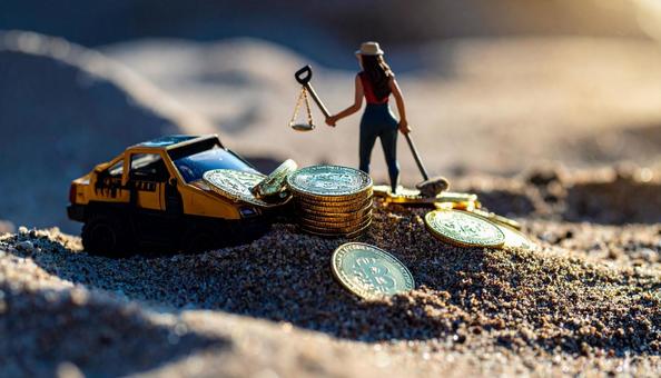 トレジャーハンター 金塊 スコップ トレジャーハンター 金塊 スコップの写真