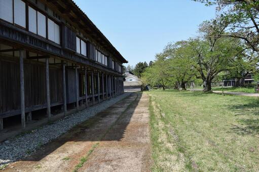 松ヶ岡開墾場 国指定文化財 日本遺産 松ヶ岡開墾場,日本遺産,松ヶ岡の写真素材