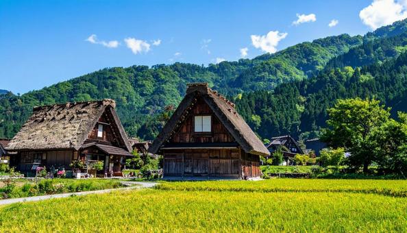 世界遺産 合掌造り集落 世界遺産 合掌造り集落の写真