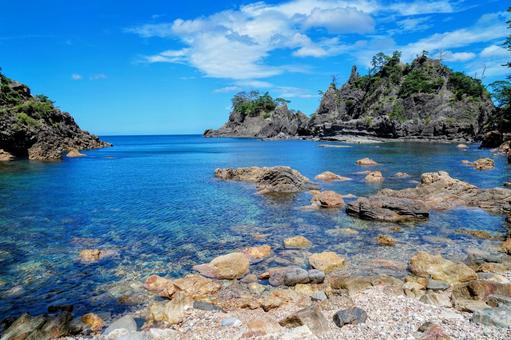 隠岐の島・布施の浄土ヶ浦 布施,隠岐の島,道後の写真素材