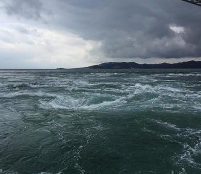 Photo, sea, whirlpools, uzusio, 