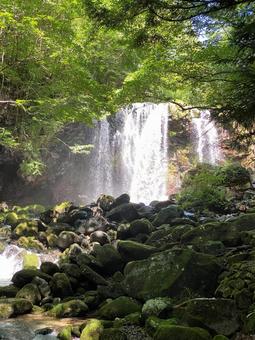 栃木・那須塩原の乙女の滝 栃木・那須塩原の乙女の滝の写真
