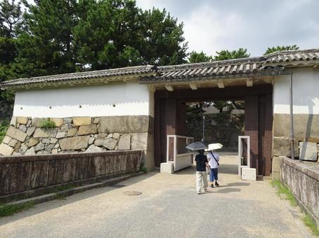名古屋城の風景-14 名古屋城,愛知県名古屋市,石垣の写真素材