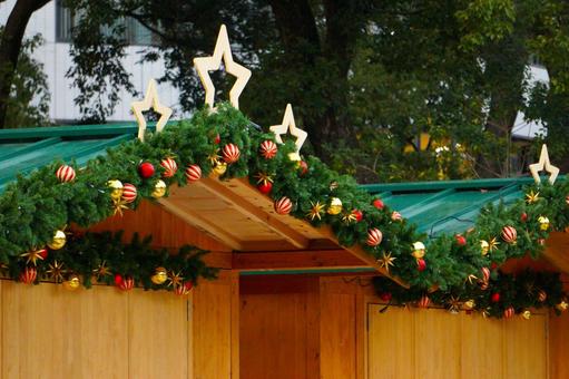 クリスマスの星型飾り3 星,ベル,スターの写真素材