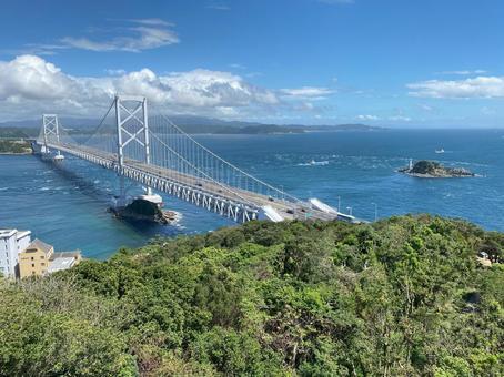 橋の見える風景 橋の見える風景 橋,絶景,海の写真素材