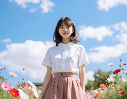 フレッシュ女性の写真