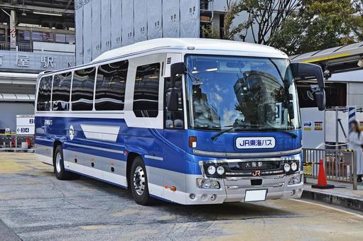 日野セレガレトロバスラッピング車JR東海 夜行バス,高速バス,旅行の写真素材