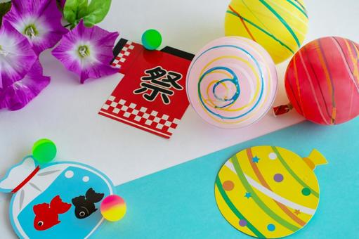 夏祭り　イメージ 夏,祭り,イメージの写真素材