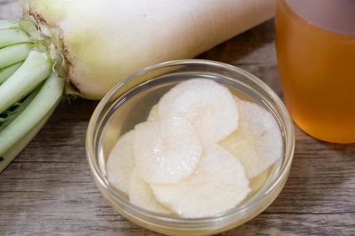 はちみつ大根 はちみつ大根,ハチミツ,民間療法の写真素材