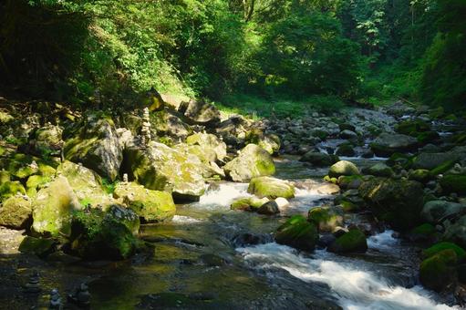 天安河原の風景 天安河原の風景 癒し,ヒーリング,天安河原の写真素材
