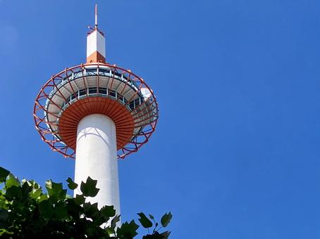 Kyoto Tower after the rainy season②, JPG Kyoto Tower after the rainy season②, JPG