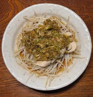 R7.2.8 鶏胸肉とねぎだれの餡かけ R7.2.8 鶏胸肉とねぎだれの餡かけの写真